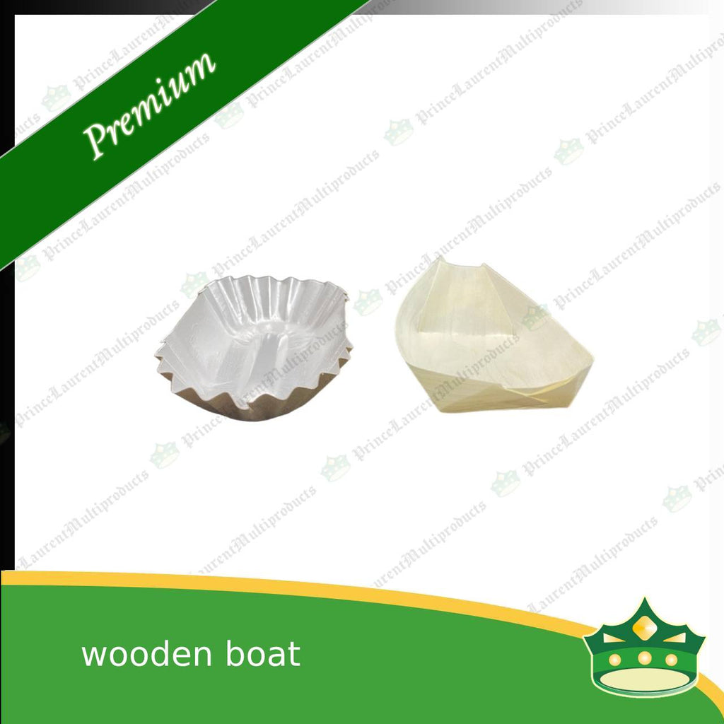 [50 pcs] wooden boat or wooden trays to serve as food holder for nachos, fries, dimsum, meriendas, breads, takoyaki, fishball, squidball