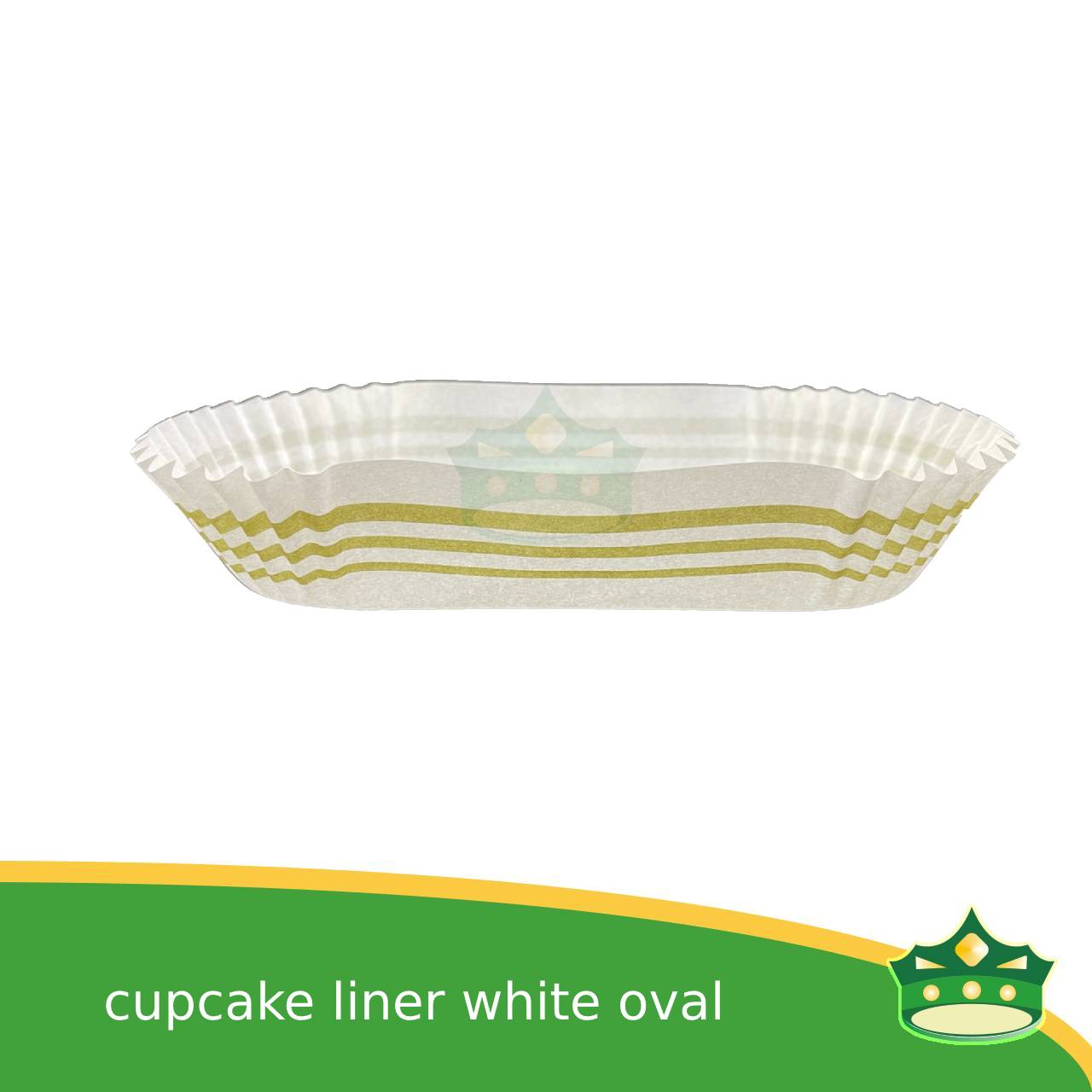 [1000 pcs] cupcake liner oval brown, white  for pastries,  tarts, cupcakes, eclairs, fudge bars