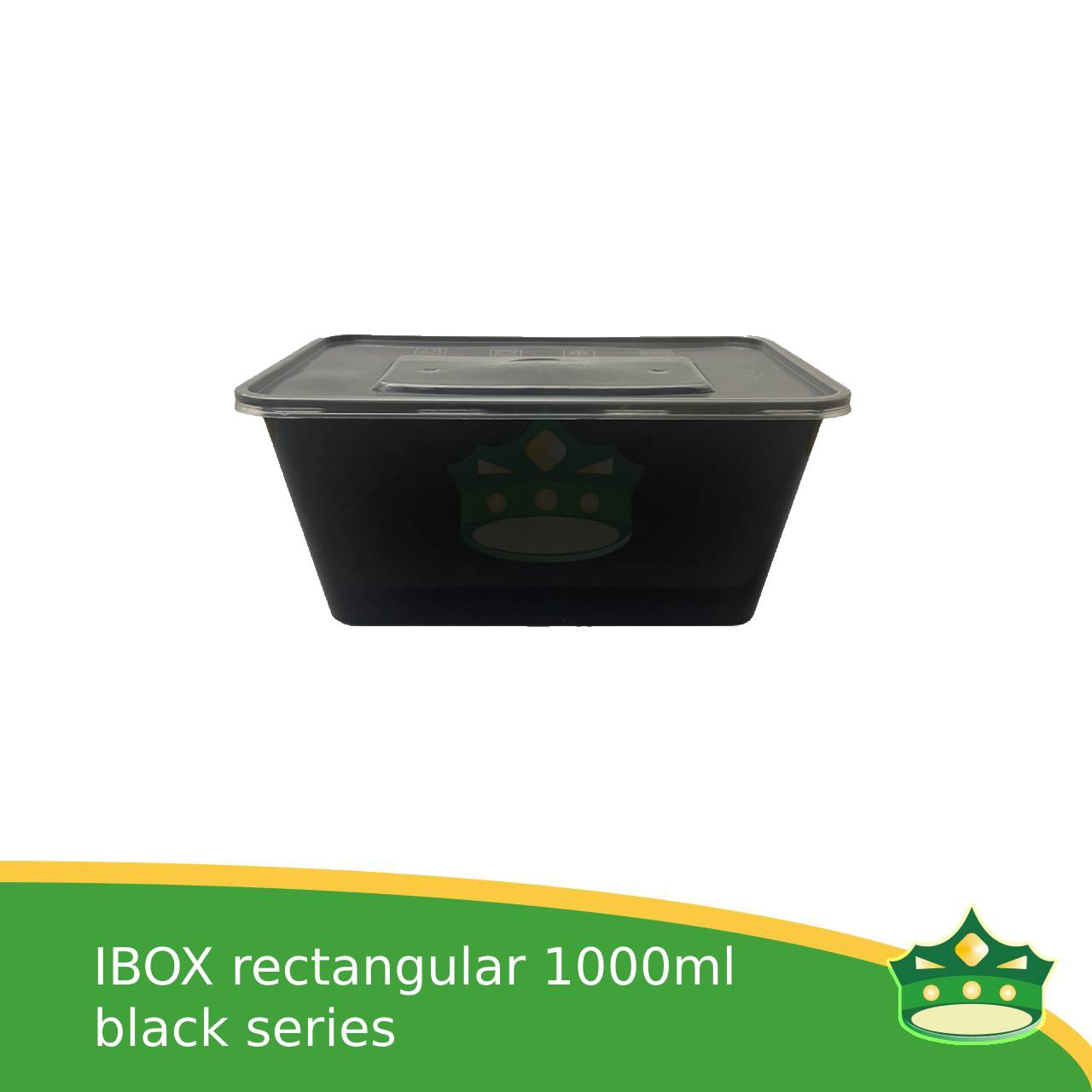IBOX brand microwavable plastic rectangular containers take out for meals and other food products