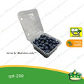 [50 pcs] clear PET clamshell container for fruits and vegetables GST-200