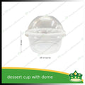 [100 pcs] dessert cup with dome LID 95mm diameter for desserts, side dishes, mini cakes, sundae or ice cream