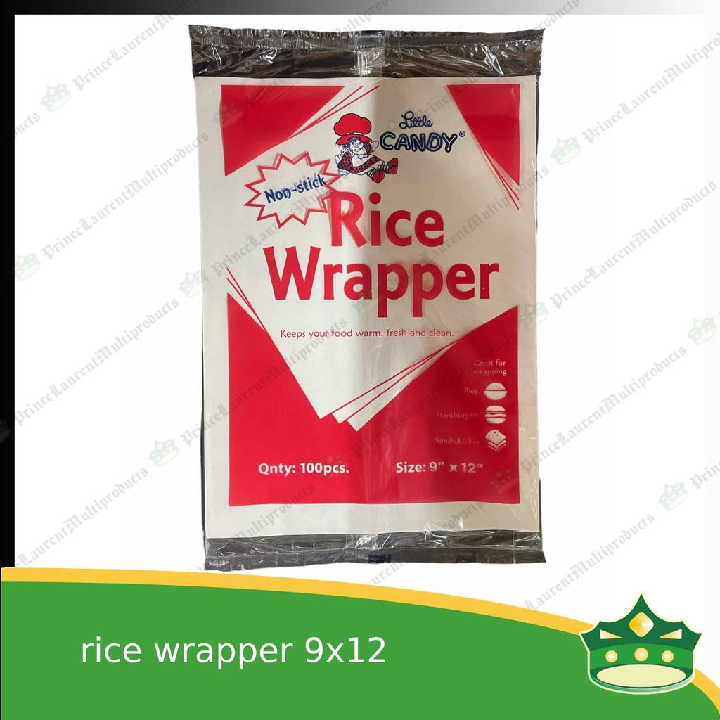 [100 pcs] paper wrapper sheet with lamination for rice, burgers, sandwiches or liner for food trays