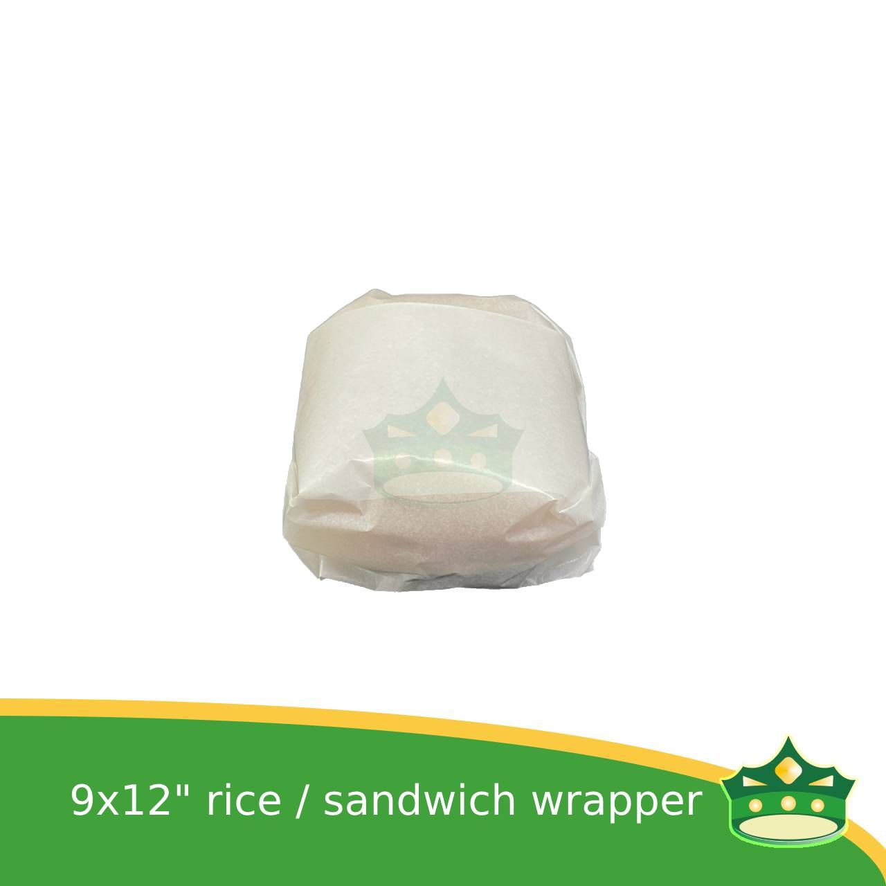 [100 pcs] paper wrapper sheet with lamination for rice, burgers, sandwiches or liner for food trays