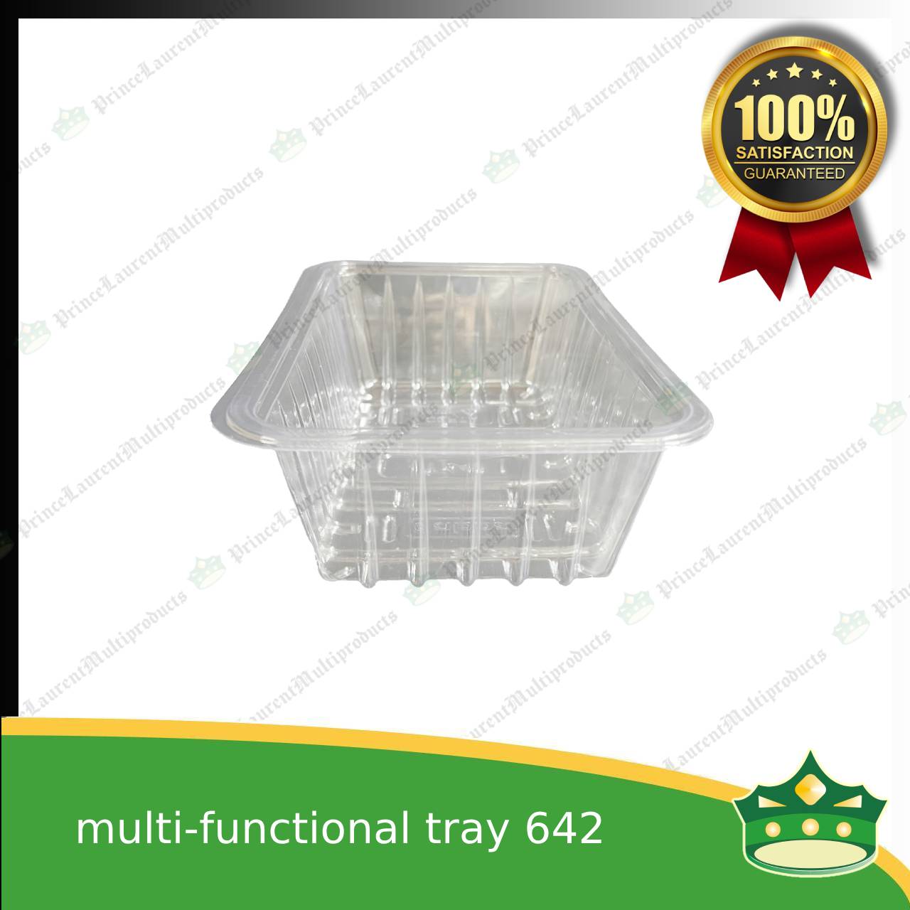 [50 pcs] strawberry trays multi-functional plastic trays 6x4x2 inches for multi purpose trays repacking trays for fruits, vegetables