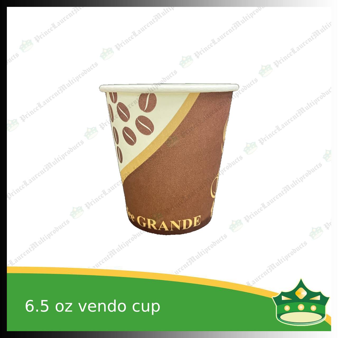 [1000 pcs] vendo machine paper cup 6.5 oz perfect fit compatible with coffee vending machine
