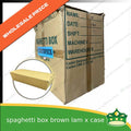 [1000 pcs] paper spaghetti box kraft brown for take-outs and delivery of meals, ulam, rice toppings