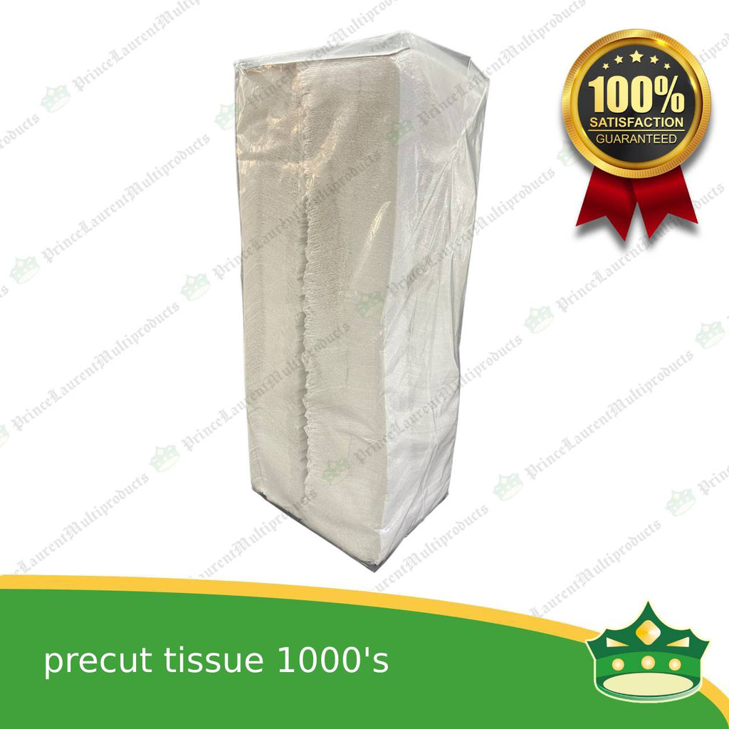 [1000 pcs] precut tissue MG pulp white for food & catering services, hospitality services, household uses