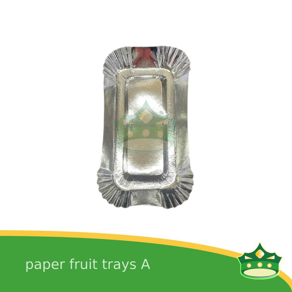 [20 pcs] paper fruit tray A laminated for packing of fruits and vegetables on supermarkets, groceries or palengke, packing of kakanin and other delicacies
