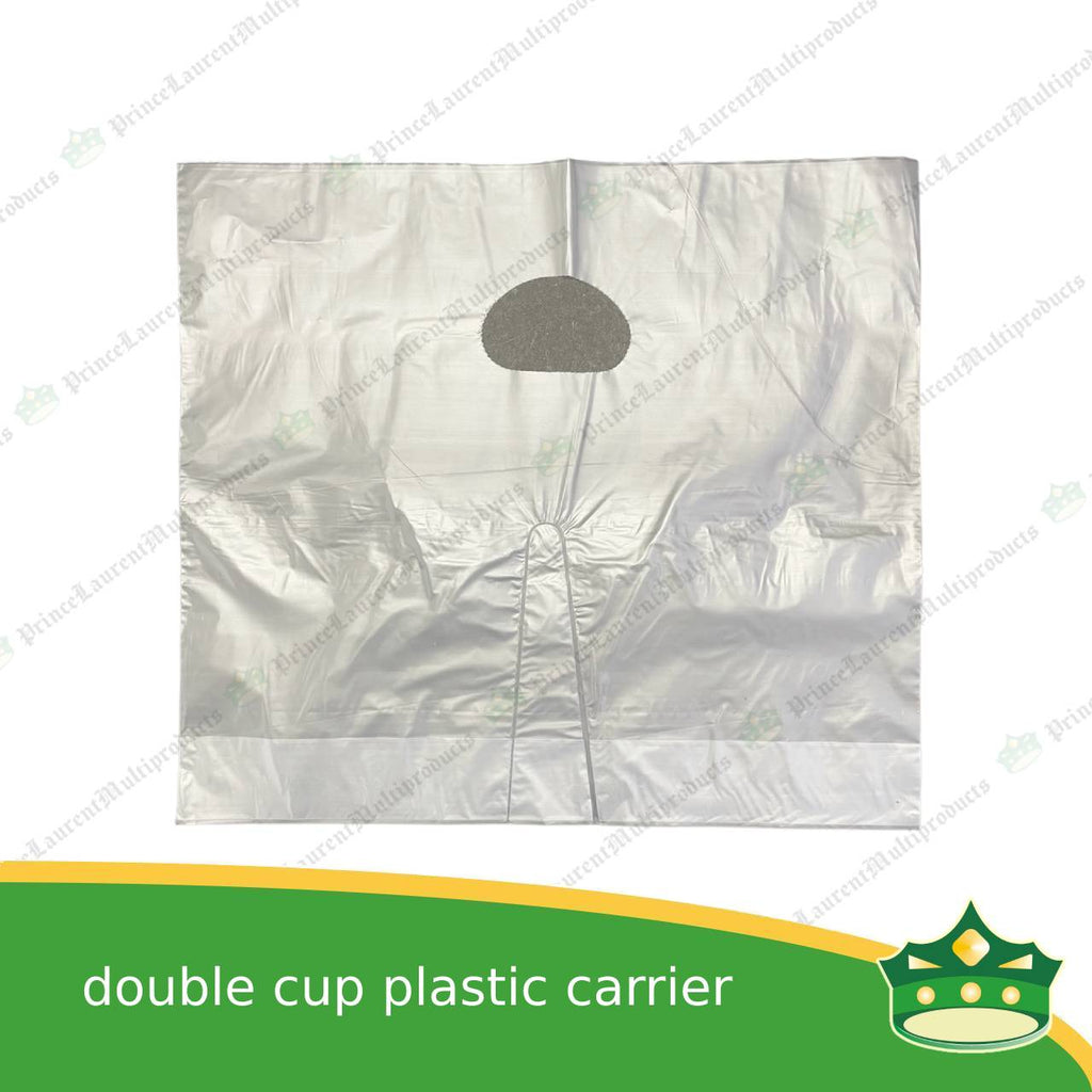 [100 pcs] plastic take out cup carrier bag for milktea, soda, juice, fruit shake, cold beverages, lemon juice