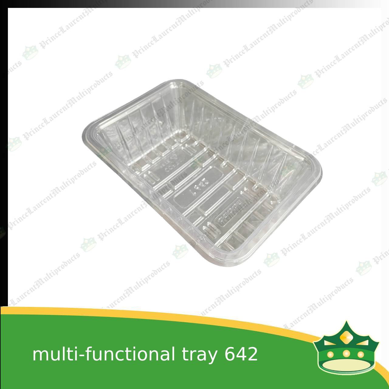 [50 pcs] strawberry trays multi-functional plastic trays 6x4x2 inches for multi purpose trays repacking trays for fruits, vegetables