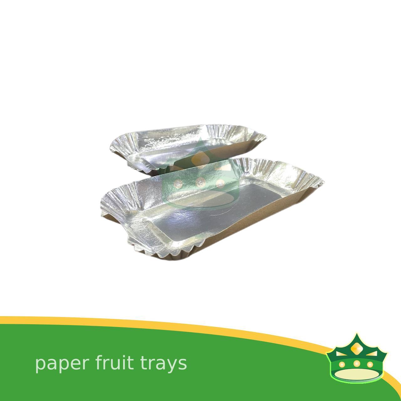 [20 pcs] paper fruit tray A laminated for packing of fruits and vegetables on supermarkets, groceries or palengke, packing of kakanin and other delicacies