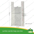 [50 pcs] sando bag bio bag white xxl or jumbo size (BIOPACK)
