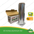 [1 roll] 10 INCHES aluminum foil (SUKI brand) 1.27 kgs for wrapping food, embotido, bangus, inihaw