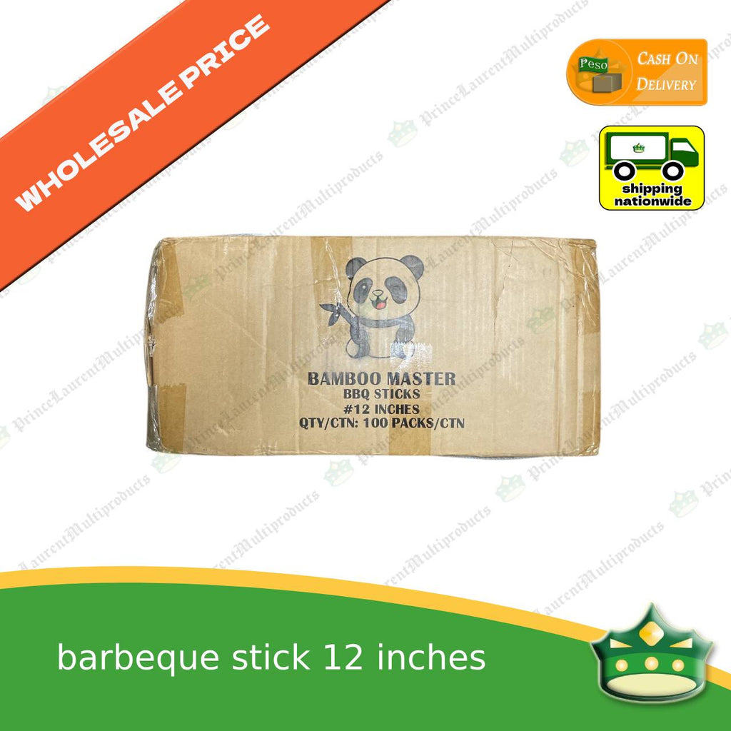 [1 case] Barbeque Stick, Bamboo 12 Inches for wholesale price