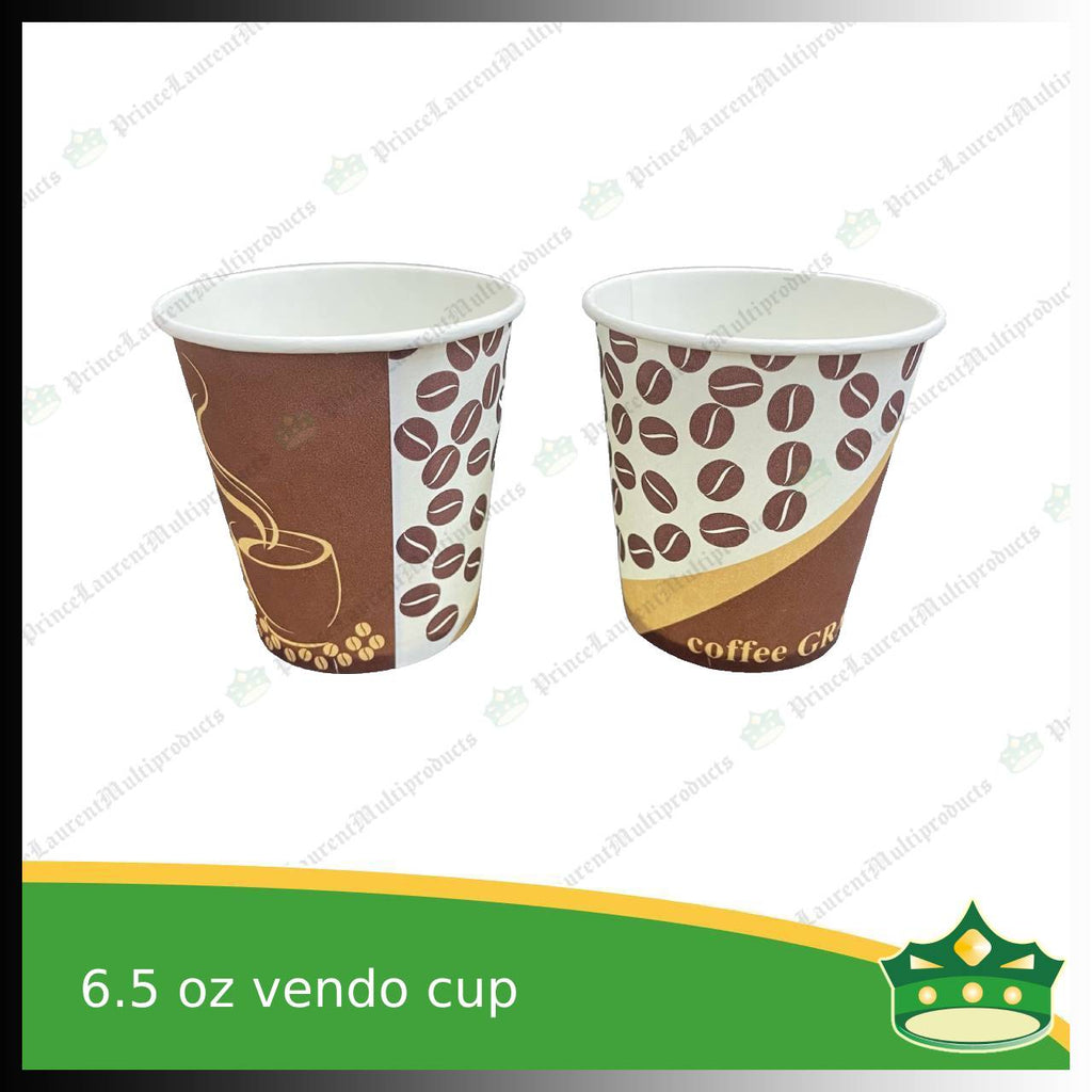 [1000 pcs] vendo machine paper cup 6.5 oz perfect fit compatible with coffee vending machine