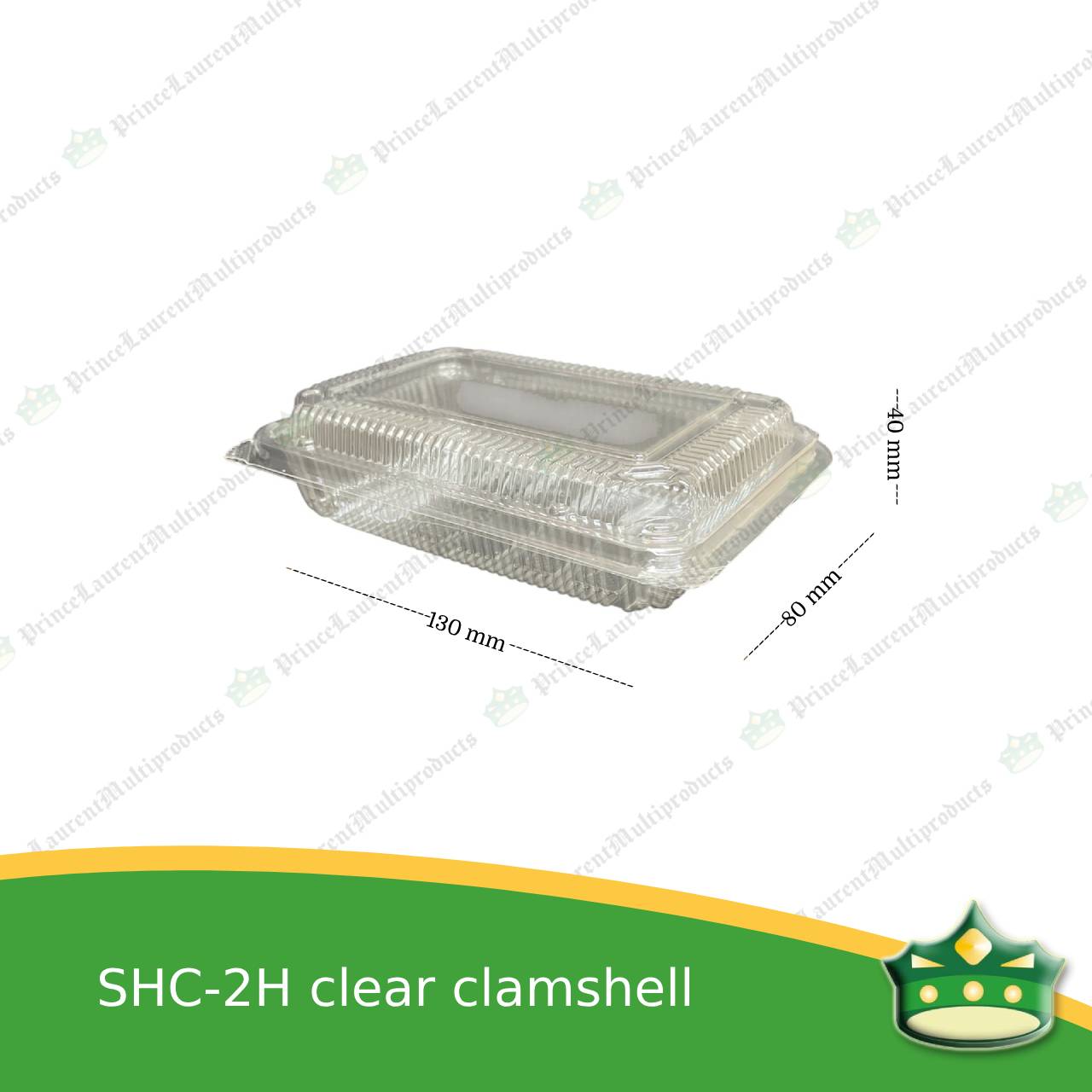 [50 pcs] clear clamshell SHC-2H C201 OPS clearview food containers for any food products, leche flans, tarts, macaroons, salad, fruits, baked goods