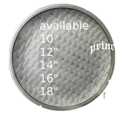 [5 pcs] plastic bilao trays black big size