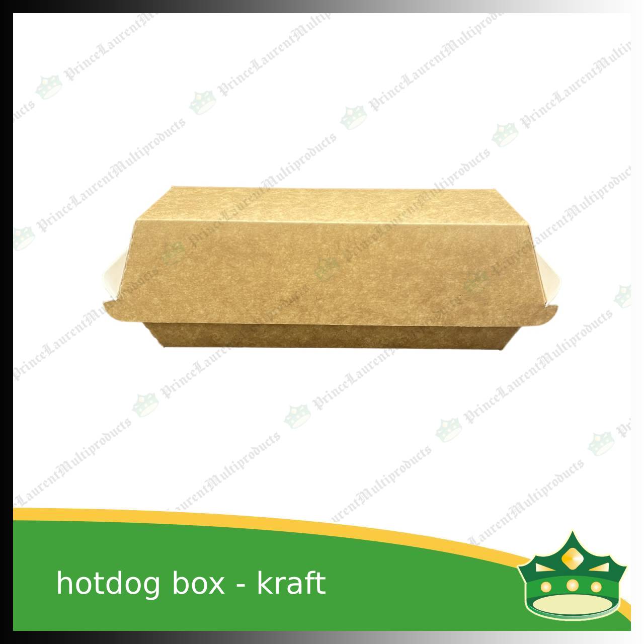 [25 pcs] paper hotdog box white clamshell for take out of hotdogs, sausage, lumpia, siomai