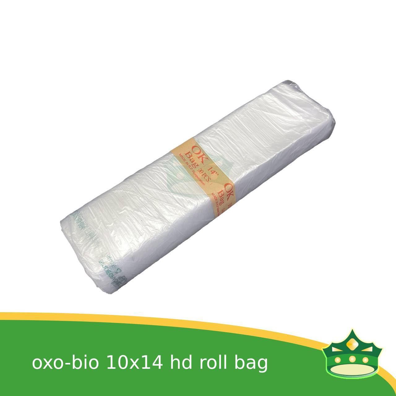 [PRICE PER ROLL]Biodegradable plastic bags  biodegradable Hd bags plastic labo oxo-biodegradable hd translucent utility bag with printed biodegradable on each bag biodegradable OK BRAND hd multipurpose bag biodegradable hd roll bag