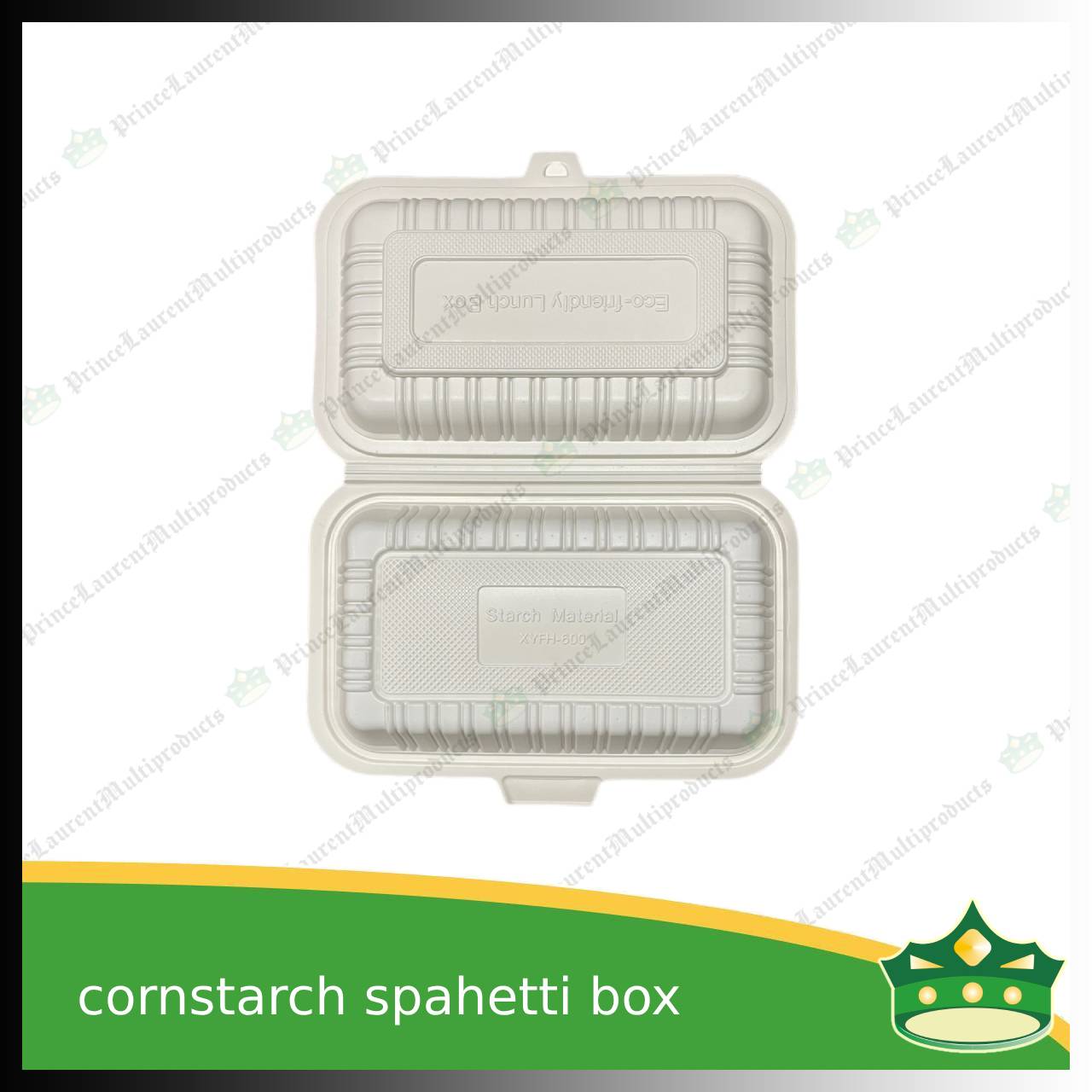 [50 pcs] spaghetti noodle box compostable cornstarch food box biodegradable meal box