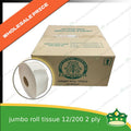 [1 case] jumbo roll tissue white JRT virgin pulp for commercial use