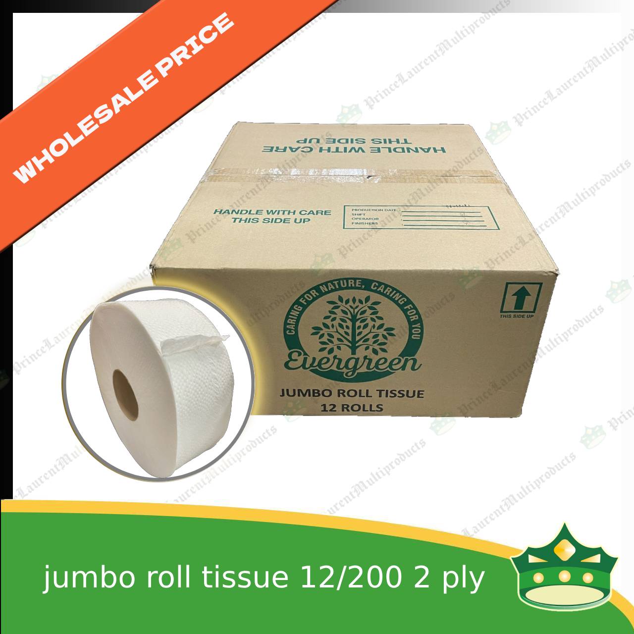 [1 case] jumbo roll tissue white JRT virgin pulp for commercial use