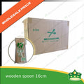 [1 case] wooden spoon 160mm disposable biodegradable server cutleries for takeouts as utensils