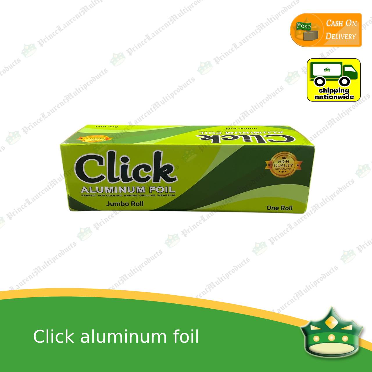 [1.8kg] jumbo aluminum foil extra strength (CLICK brand) for wrapping food, embotido, bangus, inihaw