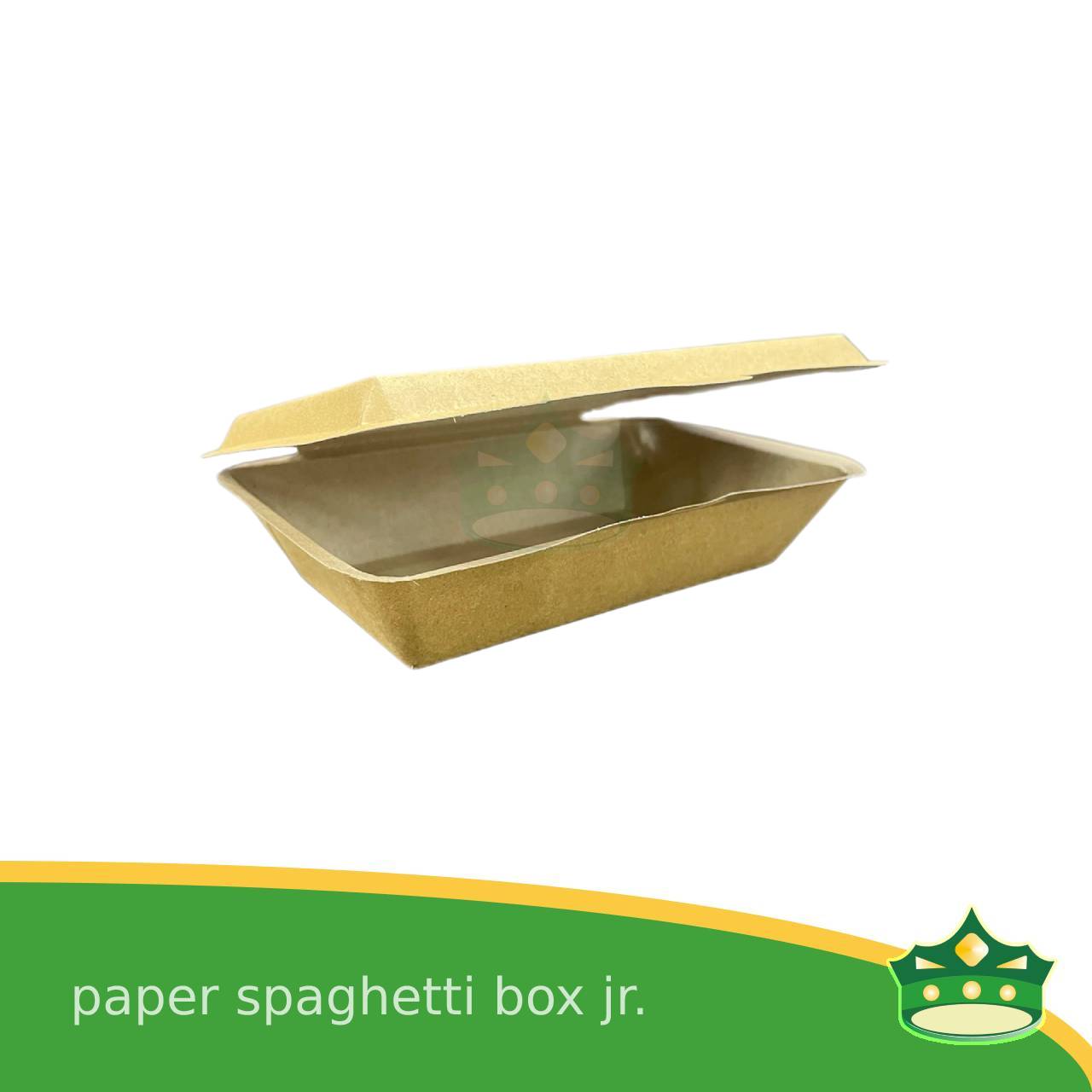 [1000 pcs] paper spaghetti jr. box kraft brown for take-outs and delivery of meals, ulam, rice toppings, appetizers, kanin at ulam balot sa karton, laminated inside no leak sauce