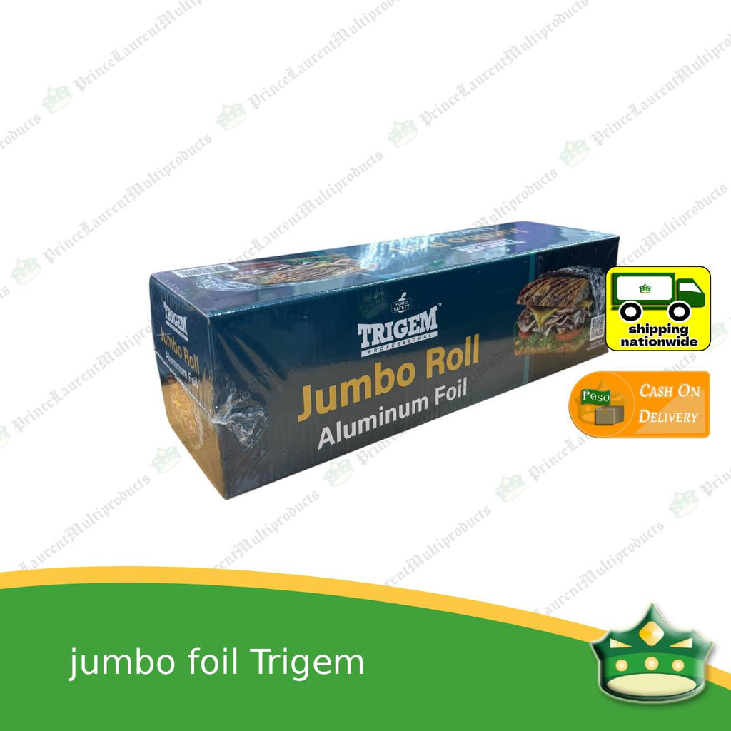 [1.6kg] jumbo aluminum foil (TRIGEM brand) for wrapping food, embotido, bangus, inihaw