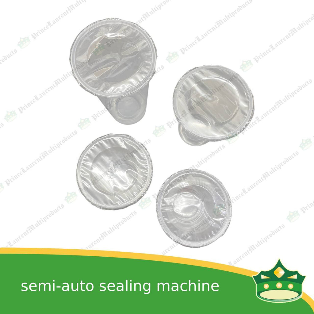 [1 unit] cup sealing machine semi-automatic without counter to seal 95mm mouth diameter cups or containers