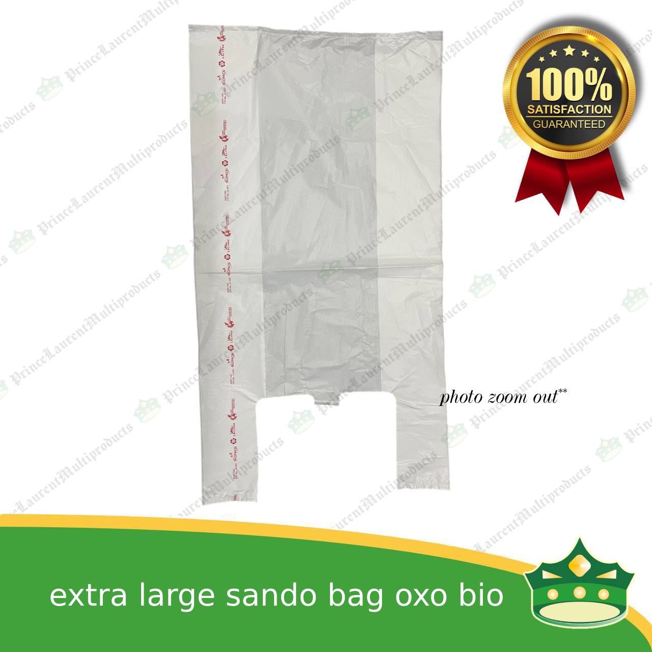 [50 pcs] sando bag bio bag white xl or extra large size (BIOPACK)