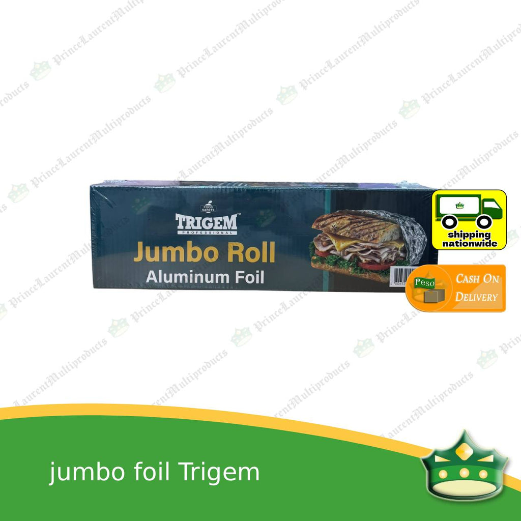 [1.6kg] jumbo aluminum foil (TRIGEM brand) for wrapping food, embotido, bangus, inihaw