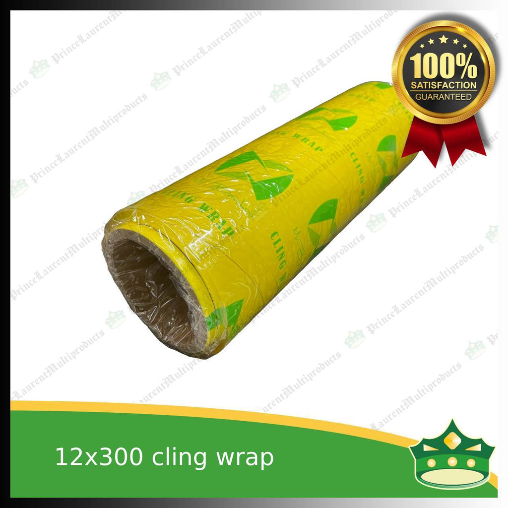 [1 roll] plastic polyvinyl wrap or cling wrap or food wrap MR. BAMBOO