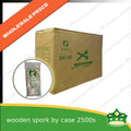 [1 case] wooden spork combi disposable biodegradable cutleries for takeouts as utensils