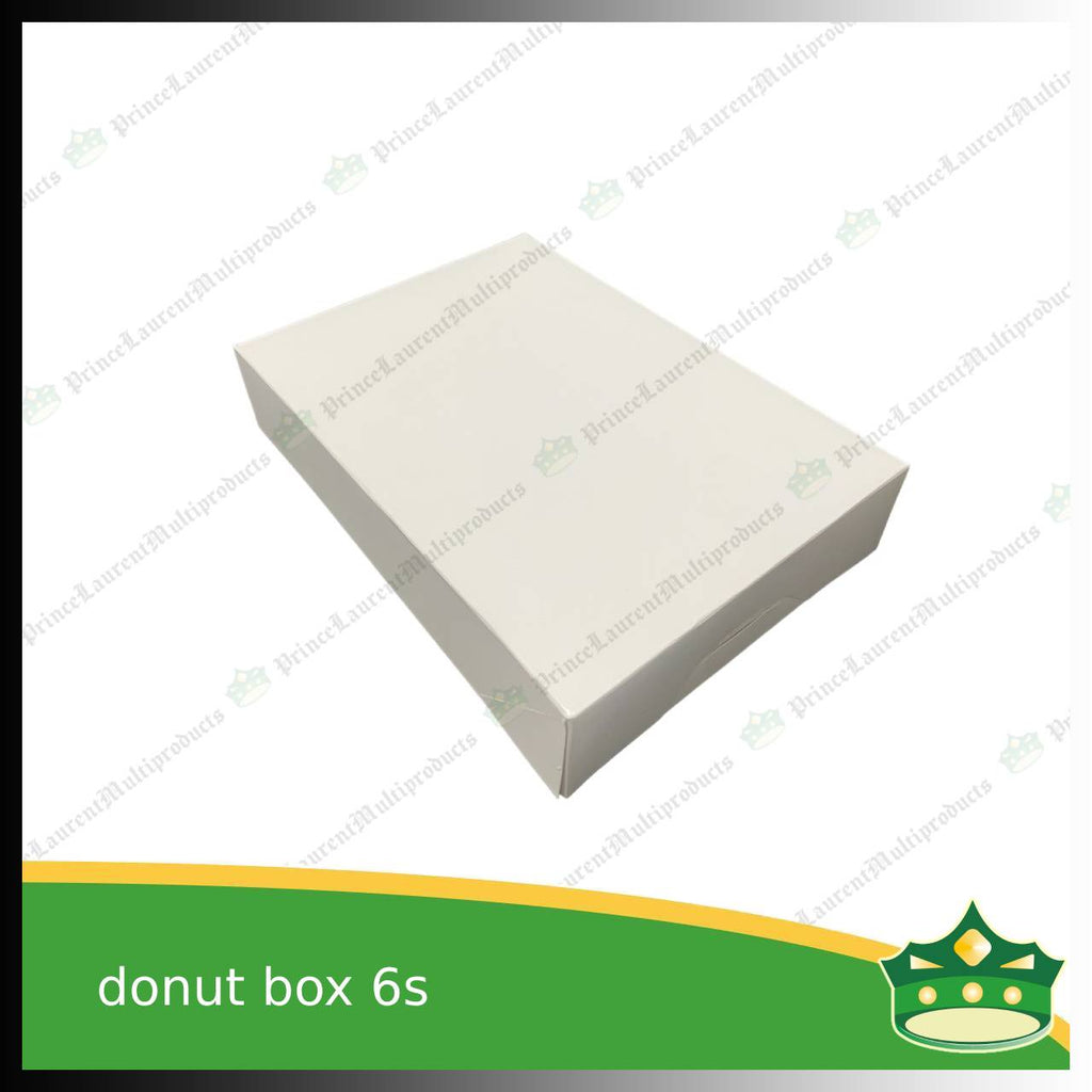 [25 pcs] donut box for 6 pieces donuts