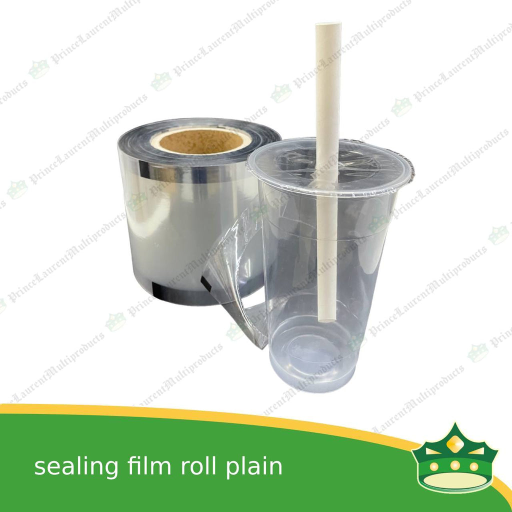 [1 roll] cup sealing film plain no print to seal 95mm mouth diameter pp cup