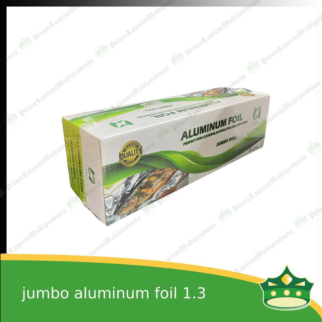 [1.3kg] jumbo aluminum foil 12 inches (mrbamboo brand) for wrapping food, embotido, bangus, inihaw