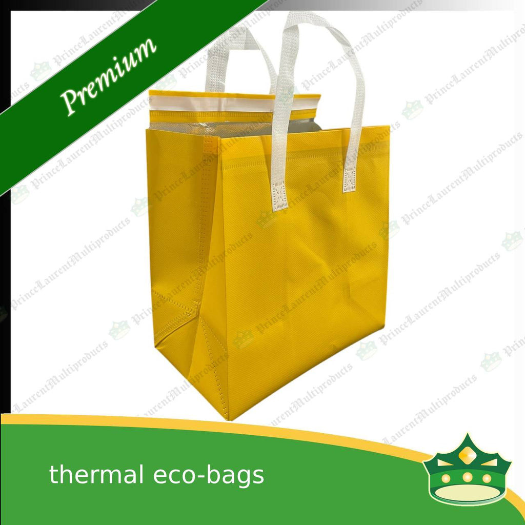 [10 pcs] thermal eco bag ecobag reusable & environment friendly bag