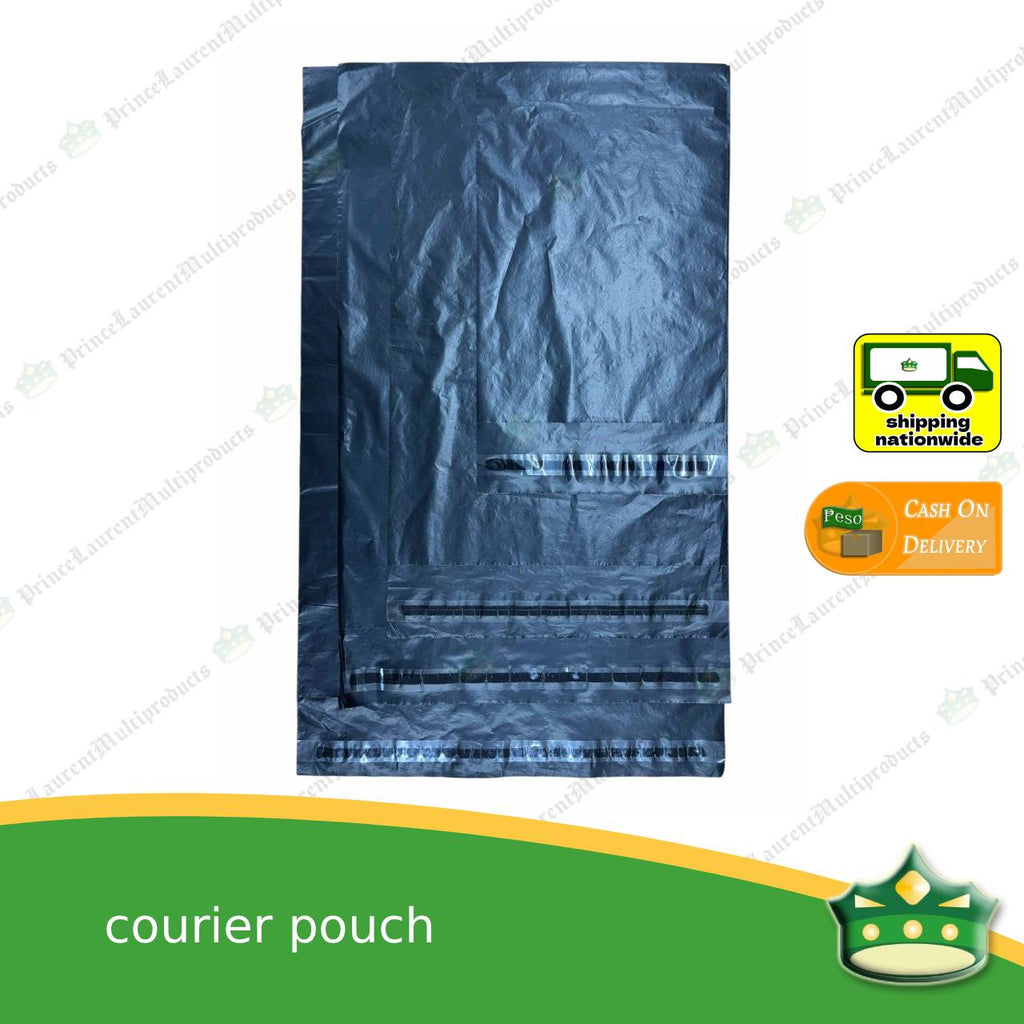 [approx. 100] Black courier pouch with adhesive for packing parcels and delivery bags, suitable for shipping nationwide.