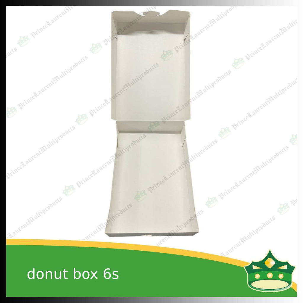 [25 pcs] donut box for 6 pieces donuts