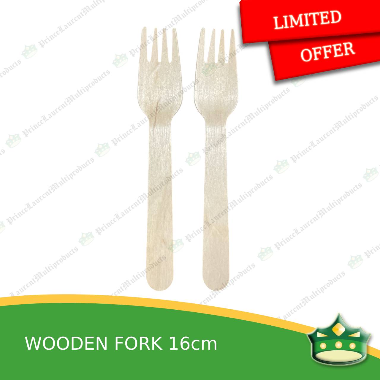 [25 pcs] wooden spoon, fork, spork combi disposable biodegradable cutleries for takeouts as utensils