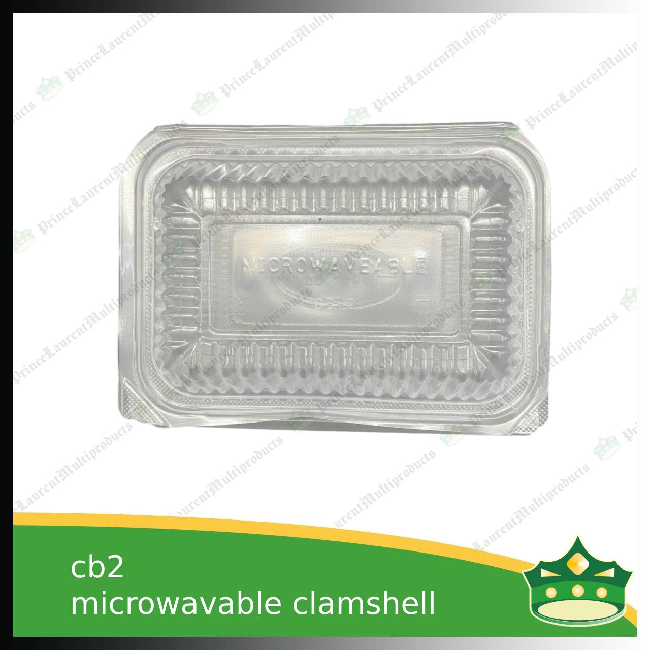 [50 pcs] spaghetti box plastic pp microwavable clamshell for food catering service, food box