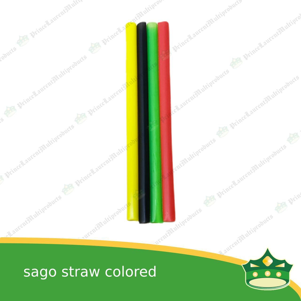 [1 kilo] plastic sago boba straw for milktea, boba drink, zagu, milkshakes, fruit shakes