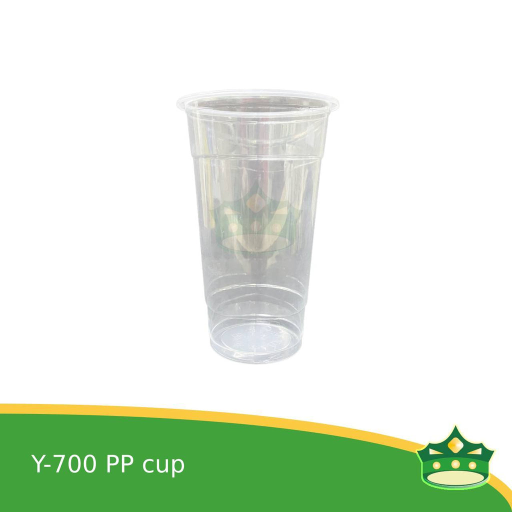 [100 pcs] pp cups milktea cups iced coffee cups cold drink plastic cups fruit shake cups with or without dome lid or flat lid
