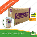 [300 pcs] Bibbo 30 oz round microwavable container with lids for packed meals rice lunch wholesale