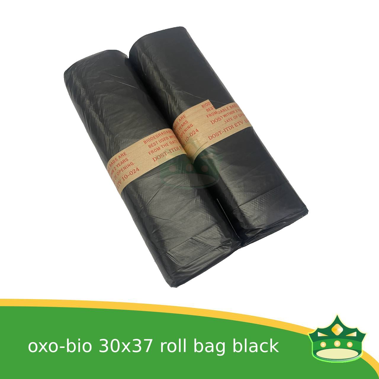oxo-biodegradable trash bag roll black