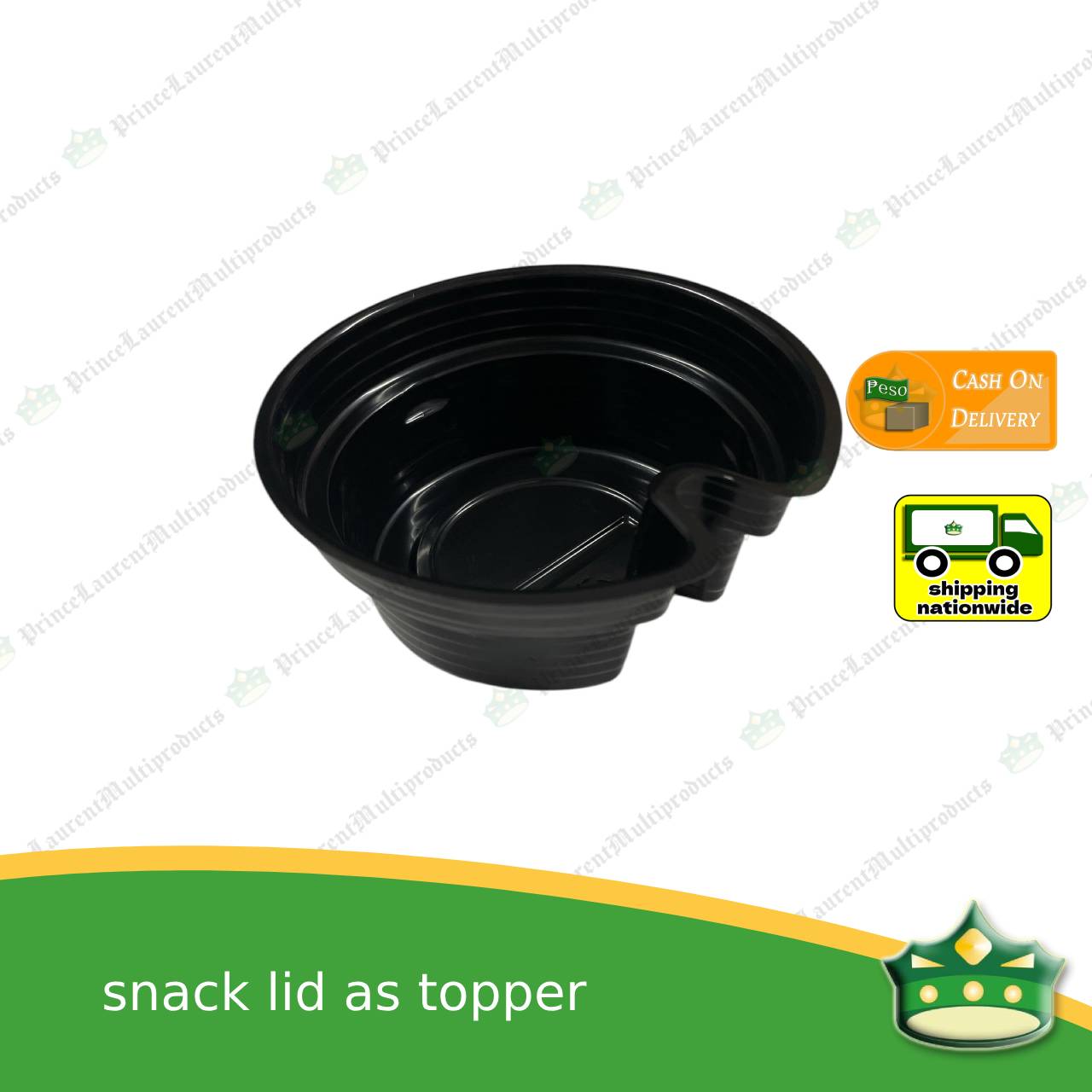 [50 pcs] snack lid topper insert cup topper for combo meal 2in1 fries and drink, dimsum topper, fishballs topper, meatballs topper or any snack combo with beverage