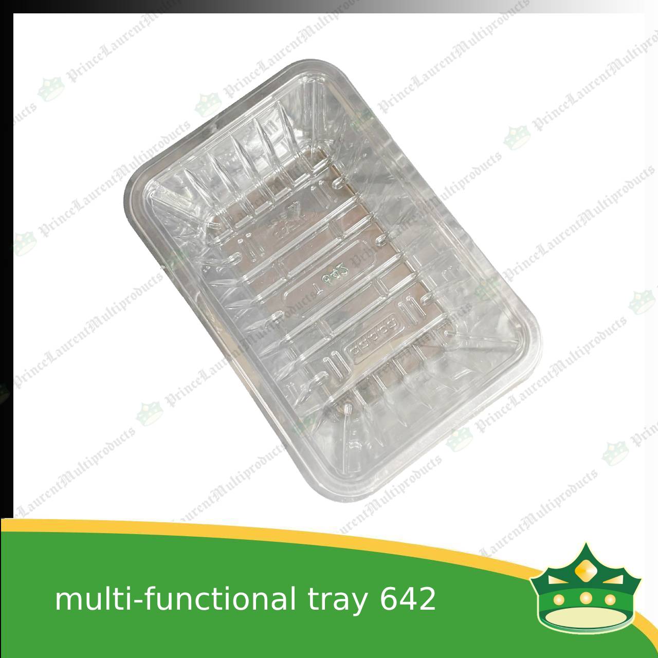 [50 pcs] strawberry trays multi-functional plastic trays 6x4x2 inches for multi purpose trays repacking trays for fruits, vegetables