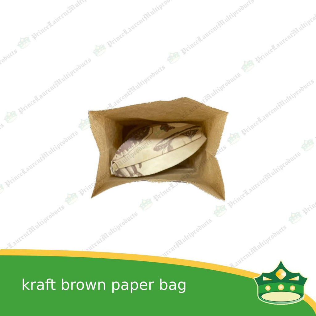 [100 pcs] kraft brown paper bag #1 (2x3-1/2x6-1/2") for environment friendly packaging
